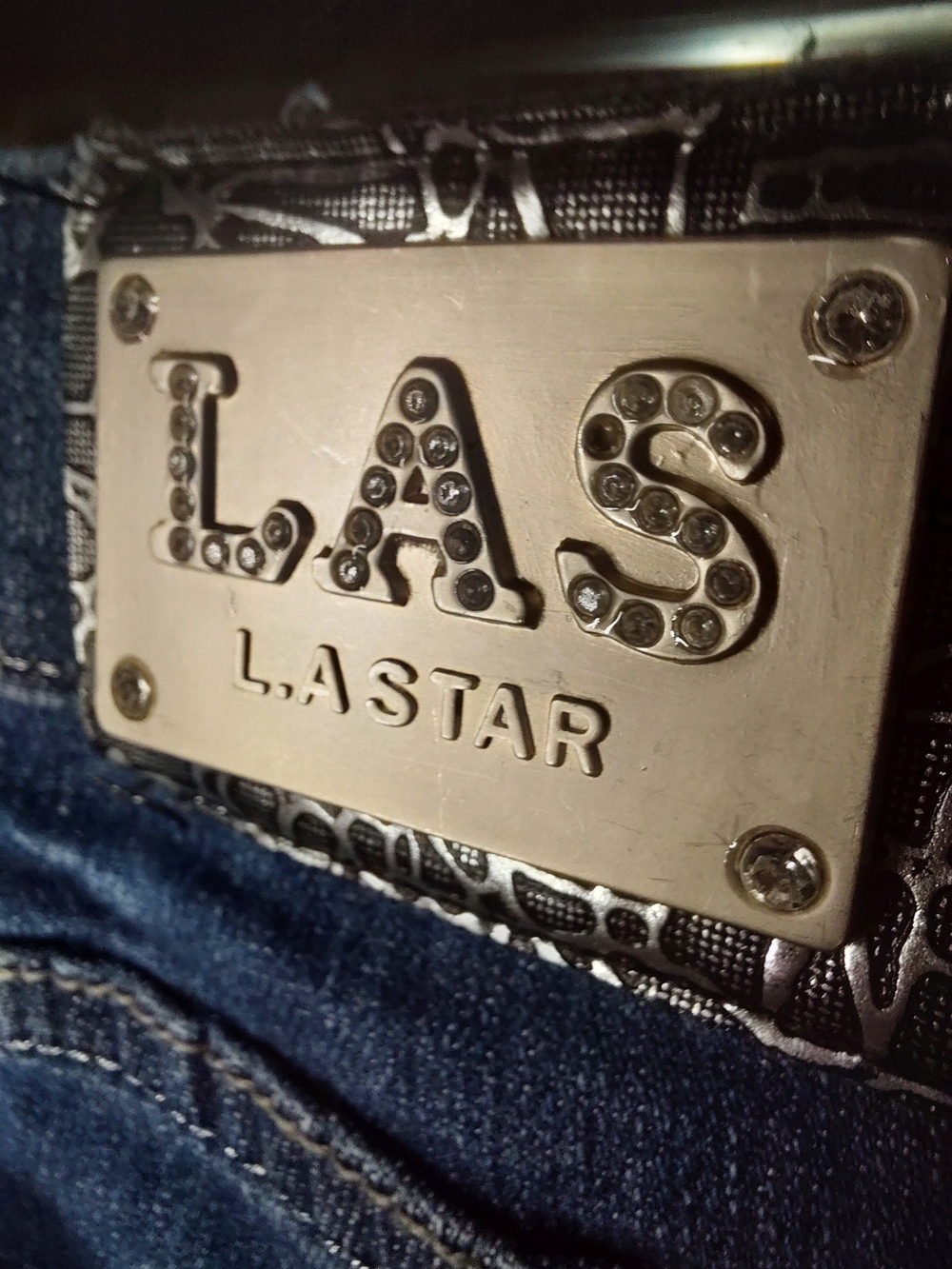 L.A. STAR RINESTONED JEANS - Picture 10 of 15